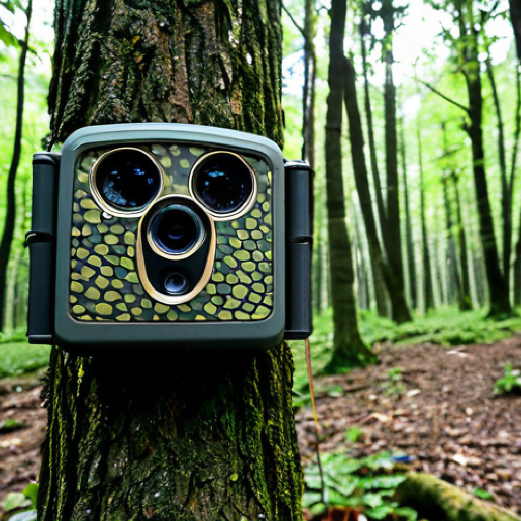 Camera Trap in a Forest**
"A hidden camera trap, attached to a tree in a lush Turkish forest. Focus on the camera setup, showing its camouflage. In the background, blurred silhouettes of deer or wild boar can be faintly seen. Overcast lighting. Professional, safe for work, appropriate content, fully clothed, modest presentation, perfect anatomy, correct proportions, natural environment, high-quality photography."
**