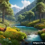 생태계 탄력성 연구 - **A Thriving Mediterranean Forest in Turkey**
A highly detailed, photorealistic image of a lush,...
