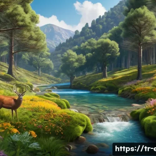 Home 21 생태계 탄력성 연구 - **A Thriving Mediterranean Forest in Turkey**
A highly detailed, photorealistic image of a lush,...